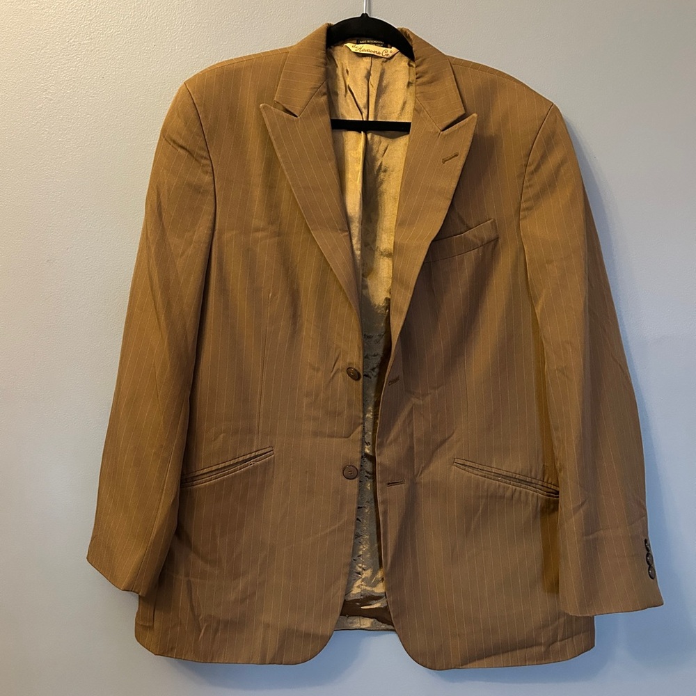 The Havana Co. Brown Striped Blazer Jacket